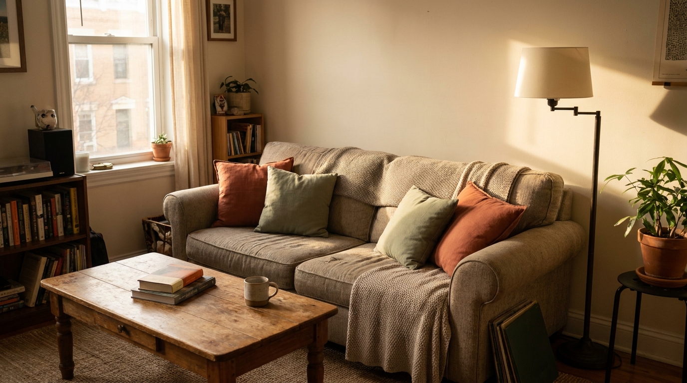 Furnishing a Living Room for Under $200 with Quality Pre-Owned Pieces