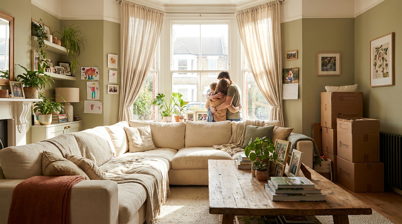 Comfortable furnished living room